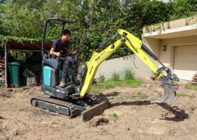 Micro pelle de 1.5T à 3.5T machine DE PAYSAGISTE à Trimaud Paysagiste